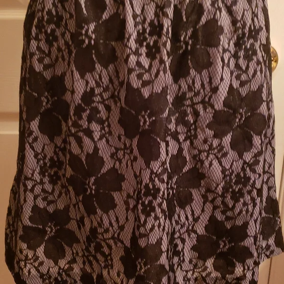 Cute Embroidery Flower Black Lace  Dress Petite 🖤 - Picture 3 of 4